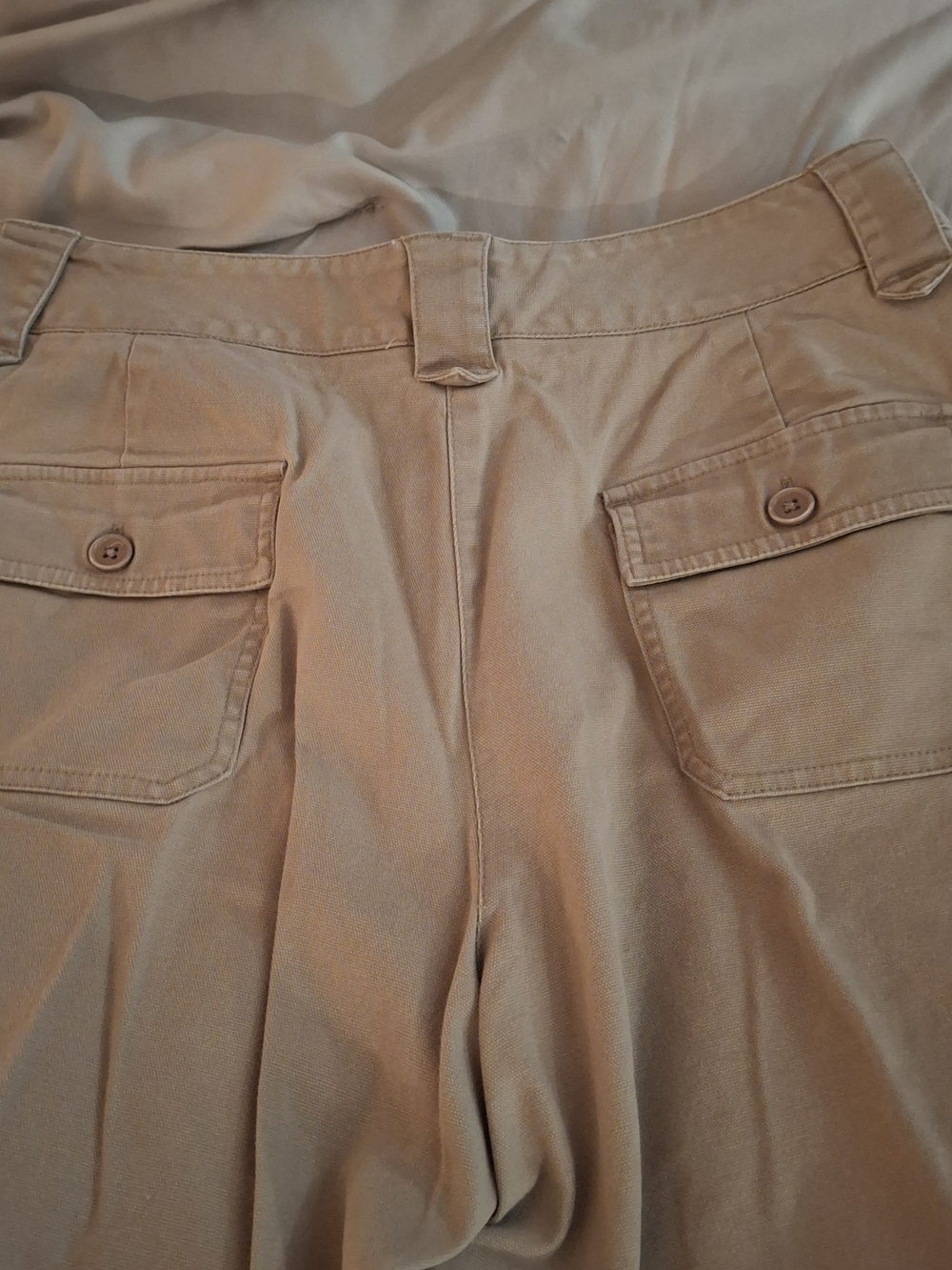 Larry Levine Women’s Khaki Wide-Leg Crop Pants — Tan - Picture 7 of 7